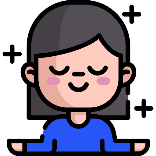 A person meditating