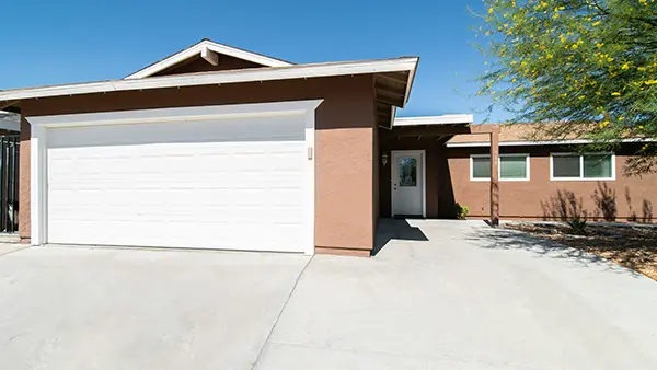 Clean driveway.