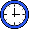 A clock.