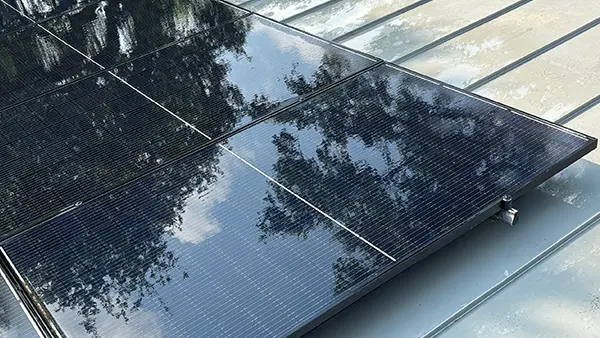 Clean solar panels.
