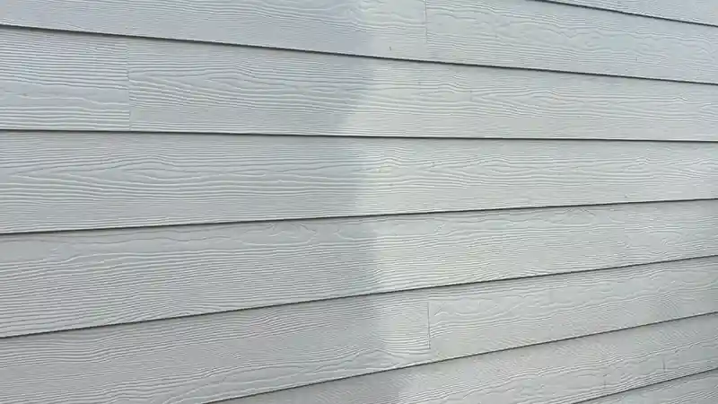 Oxidation, before and after being removed from siding.