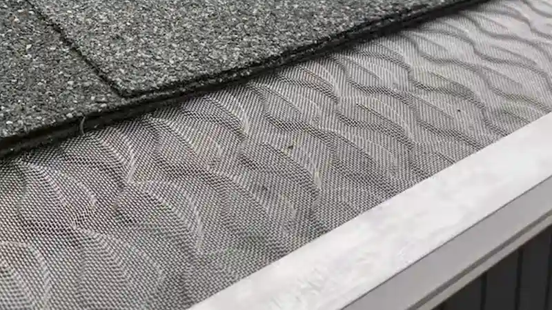 Micro mesh gutter guards.