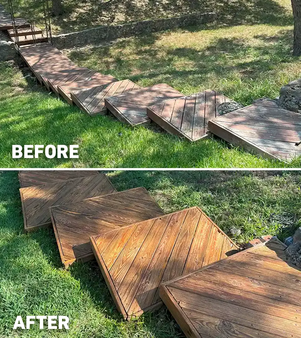 Before after bridge