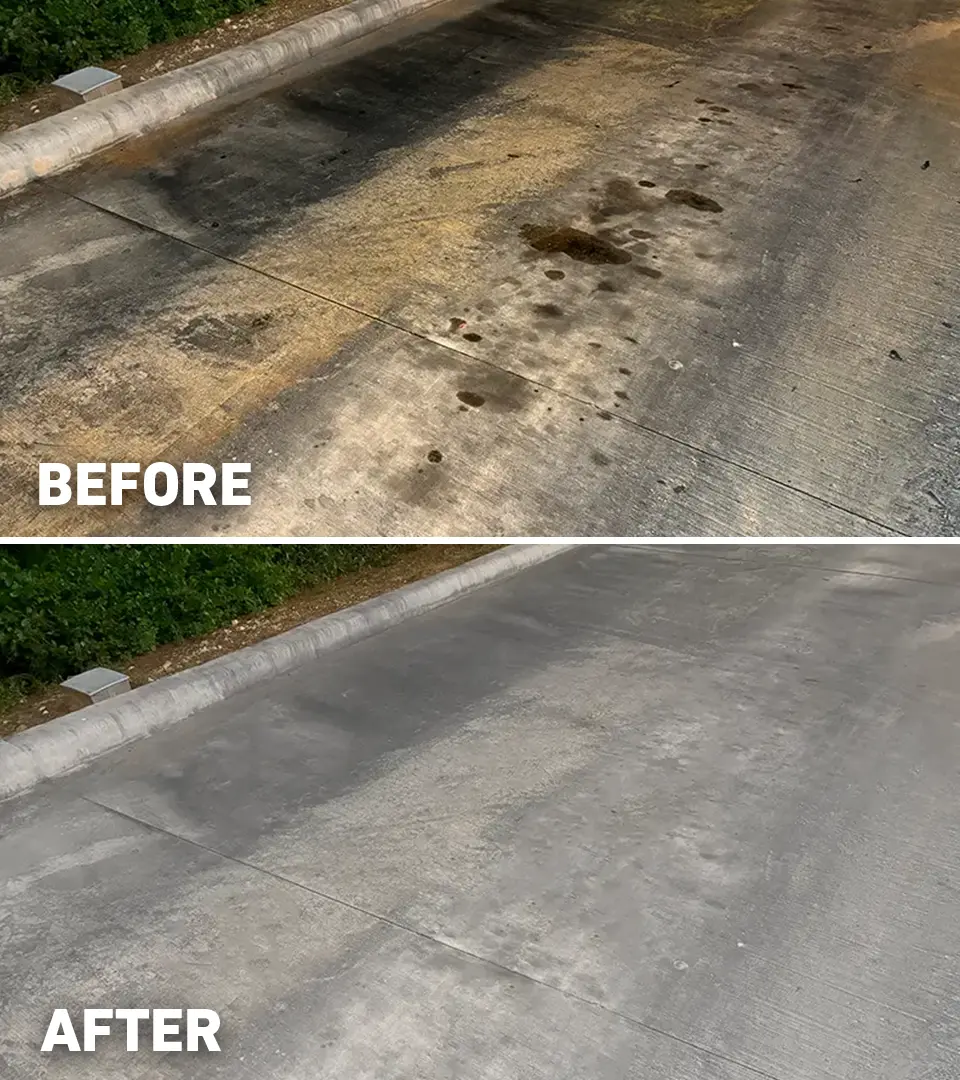 Before after drive thru