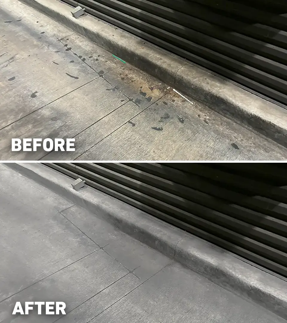 Before after drive thru window