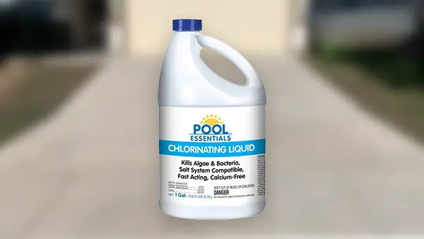 Pool Essentials Chlorinating Liquid from Walmart.