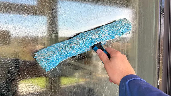 A window scrubber.