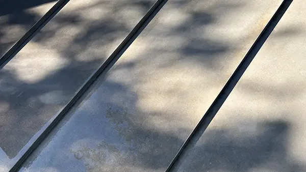 A clean metal roof.