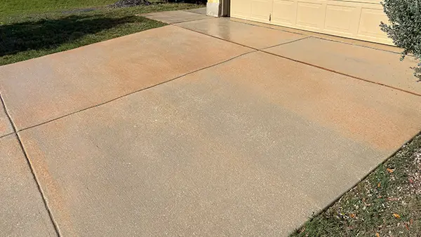 Small clean driveway