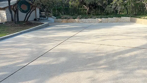 A large driveway in San Antonio, TX.